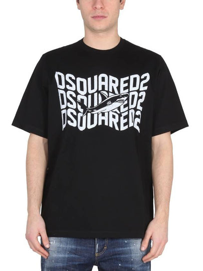 23 ss logo print t-shirt S74GD1089S23009900 B0040197420 - DSQUARED2 - BALAAN 2