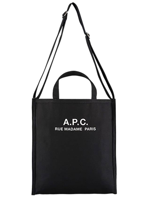 Recovery Logo Printing Cotton Tote Bag Black - A.P.C. - BALAAN 2