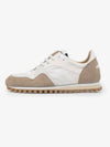 Men's Trail Leather Low Top Sneakers Taupe - SPALWART - BALAAN 2