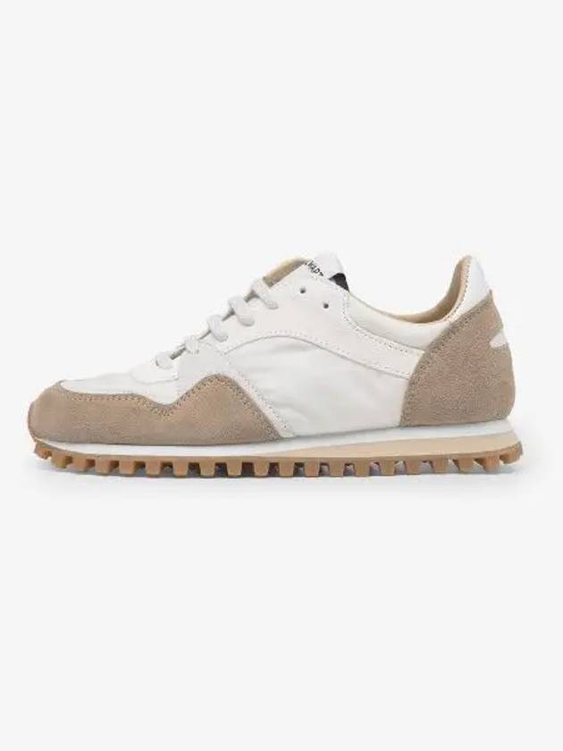 Men's Trail Leather Low Top Sneakers Taupe - SPALWART - BALAAN 2