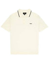 Flynn Cotton Polo Shirt White - A.P.C. - BALAAN 2