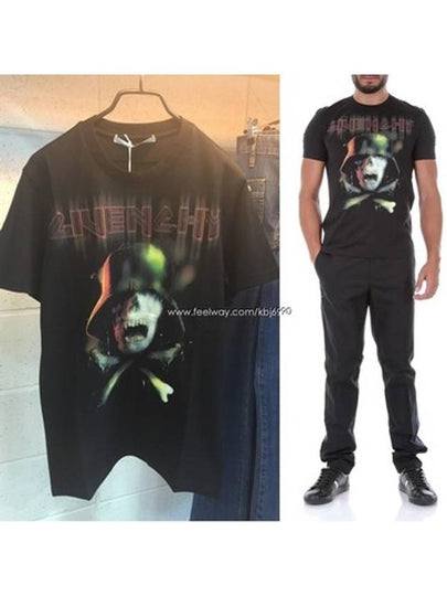 Army Skull Short Sleeve T-Shirt Black - GIVENCHY - BALAAN 2