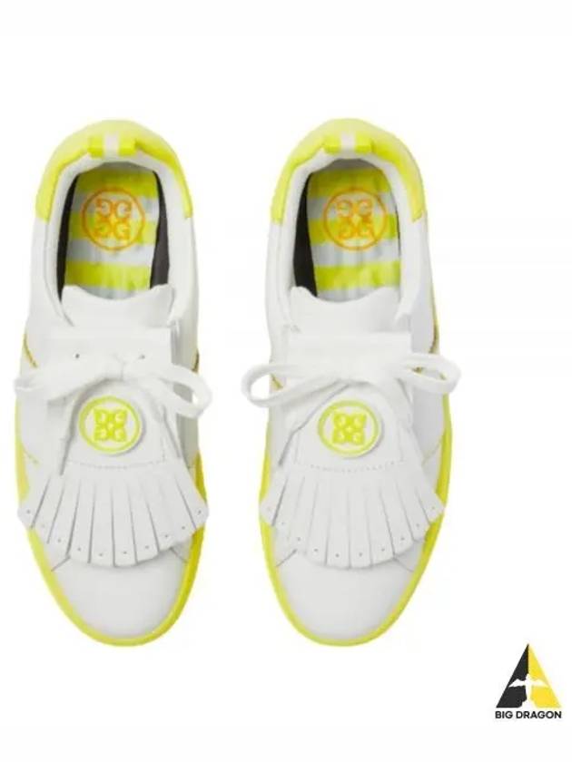 Contrast Accent Kiltie Durf Golf Spikeless Yellow White - G/FORE - BALAAN 2