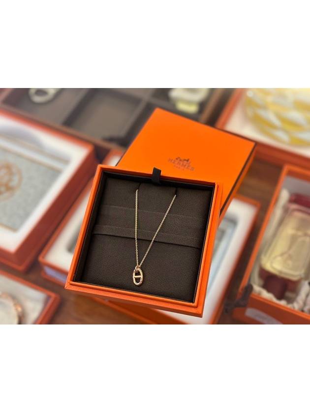 Small Farandole Pendant Necklace Rose Gold - HERMES - BALAAN 3