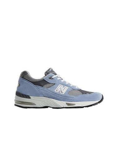 991 Low Top Sneakers Dusty Blue - NEW BALANCE - BALAAN 1