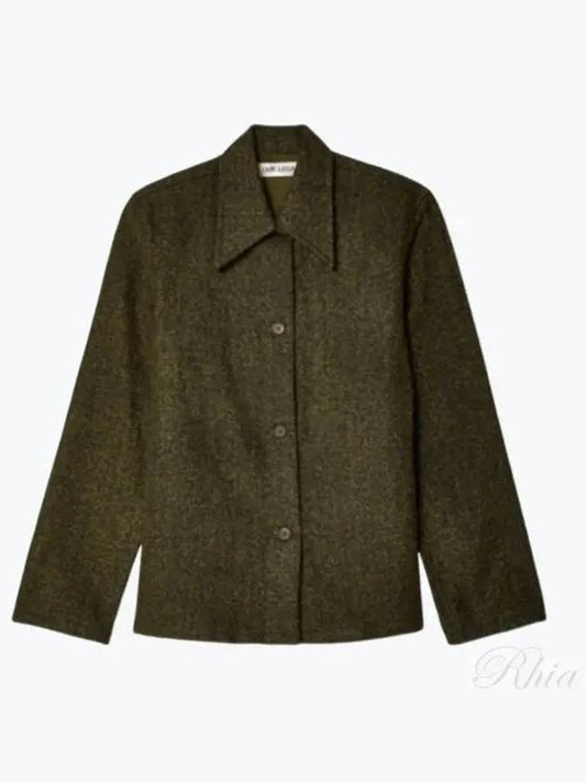 SANCTUARY SHIRT Black Moss Fuzz Wool W4236SM Sanctuary Shirt - OUR LEGACY - BALAAN 2