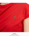 Women's Hebo Short Sleeve T-Shirt Red - VIVIENNE WESTWOOD - BALAAN 9