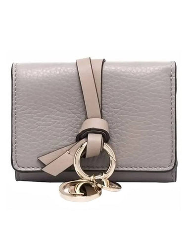 Alphabet Small Half Wallet Grey - CHLOE - BALAAN 1