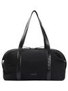 Large Crossroad Weekender Duffel Bag Black - BOTTEGA VENETA - BALAAN 1