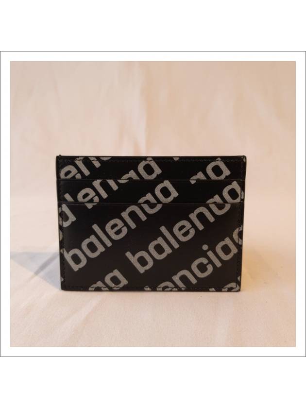 All Over Logo Card Wallet Black - BALENCIAGA - BALAAN 2