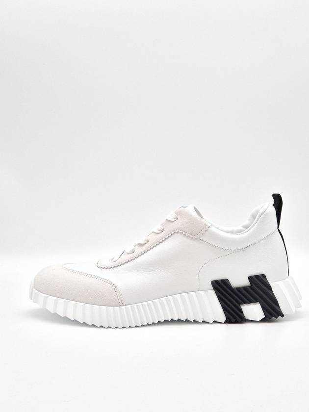 Bouncing Low Top Sneakers White - HERMES - BALAAN 3