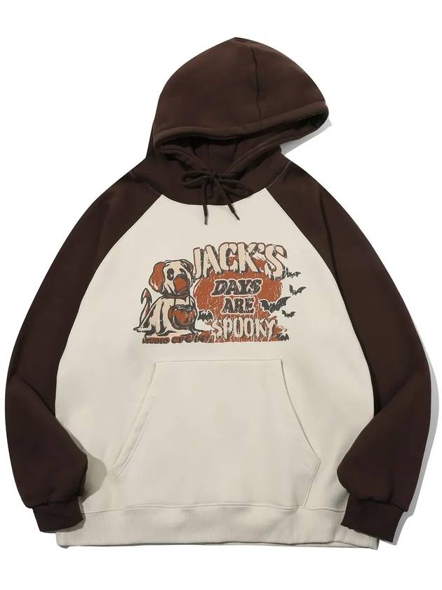 Jax Spooky Raglan Hooded Top Brown Beige - CPGN STUDIO - BALAAN 4