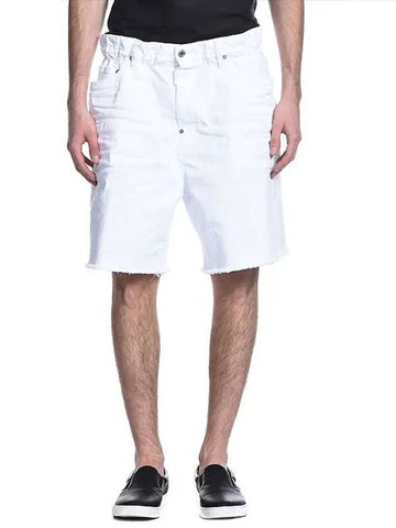 Dique White Denim Short Pants 74MU0445 - DSQUARED2 - BALAAN 1