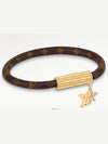 LV Push Monogram Bracelet Gold Brown - LOUIS VUITTON - BALAAN 3