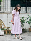 Puff Sleeve Long Dress Pink - METAPHER - BALAAN 6