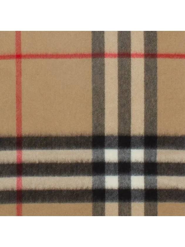 Vintage Check Cashmere Muffler Beige - BURBERRY - BALAAN 6