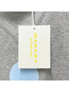 Moby Logo Print Sweatshirt Grey Ice Blue - ISABEL MARANT ETOILE - BALAAN 11