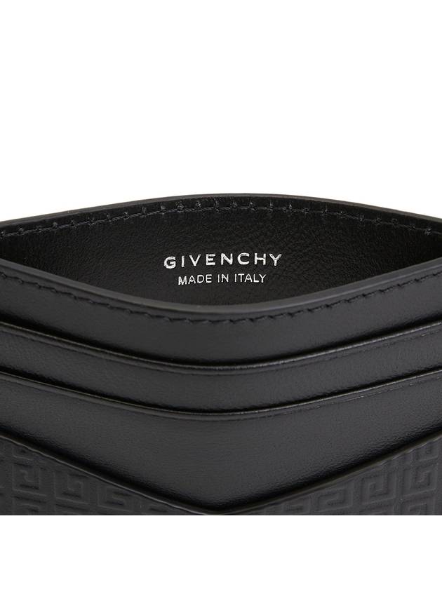 Logo 4G Card Wallet Black - GIVENCHY - BALAAN 6