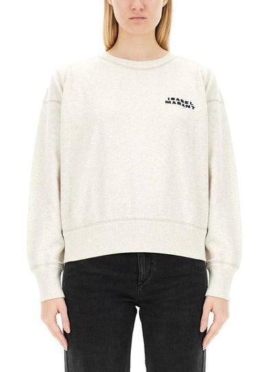 Shard Embroidered Logo Sweatshirt Ecru - ISABEL MARANT - BALAAN 2