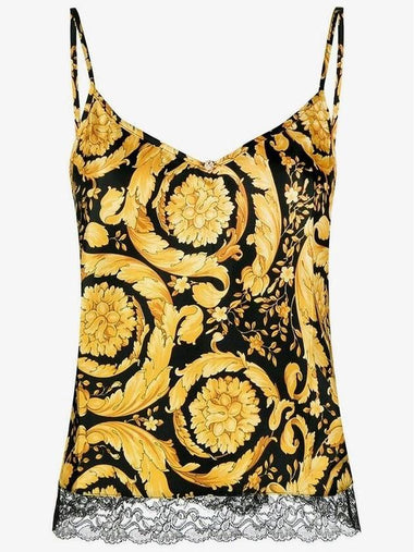 23 fw Silk Top WITH Baroque Print 10085571A061555B000 B0650467093 - VERSACE - BALAAN 1