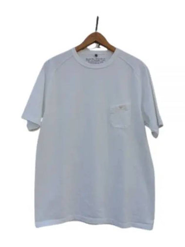 9.5Oz Basic Short Sleeve T-Shirt White - NIGEL CABOURN - BALAAN 1