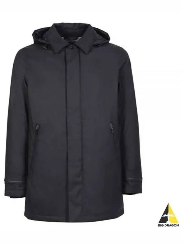 Laminar Car Coat Jacket Black - HERNO - BALAAN 2