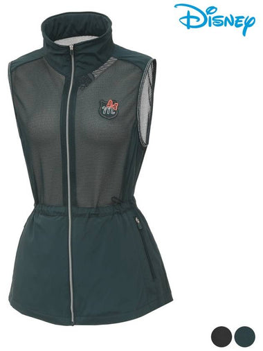 Women s Halfnet String Zip Up Vest DM2LJV030 - DISNEY GOLF - BALAAN 1