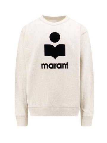 Mikoy Big Logo Cotton Sweatshirt Ecru - ISABEL MARANT - BALAAN 1