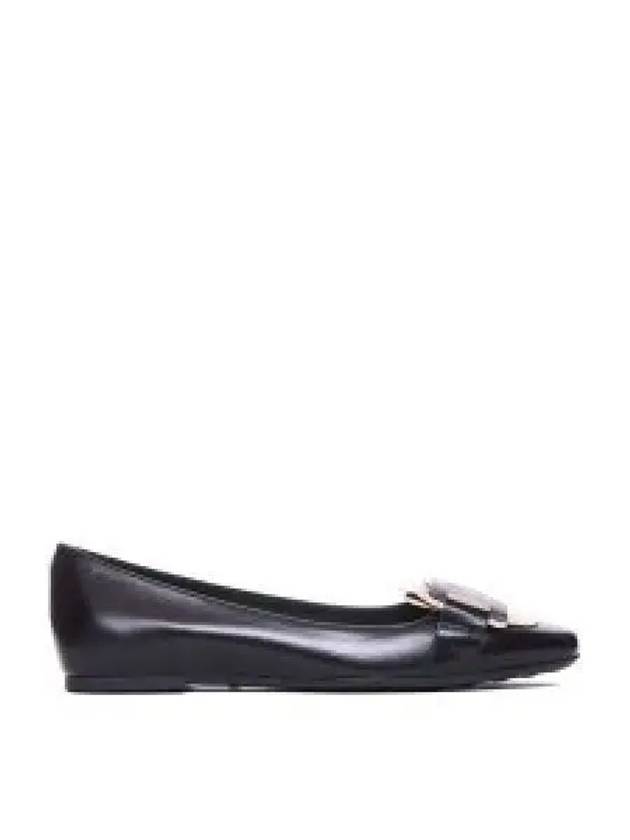 Kate Leather Ballerina Flat Black - TOD'S - BALAAN 2