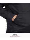 Men's Chest Studded Nylon Hoodie Black - VALENTINO - BALAAN 10