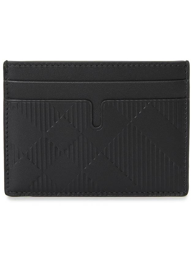 Check Quilted Card Wallet Black - BURBERRY - BALAAN 2