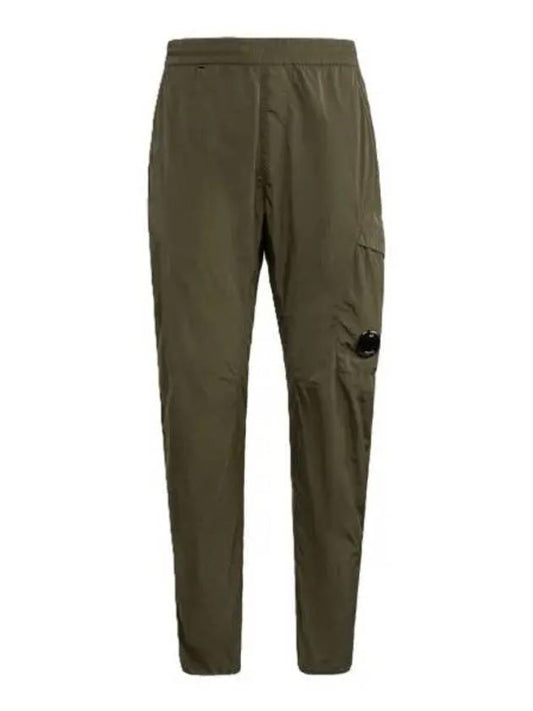 Lens Wappen Technical Cargo Track Pants Green - CP COMPANY - BALAAN 2