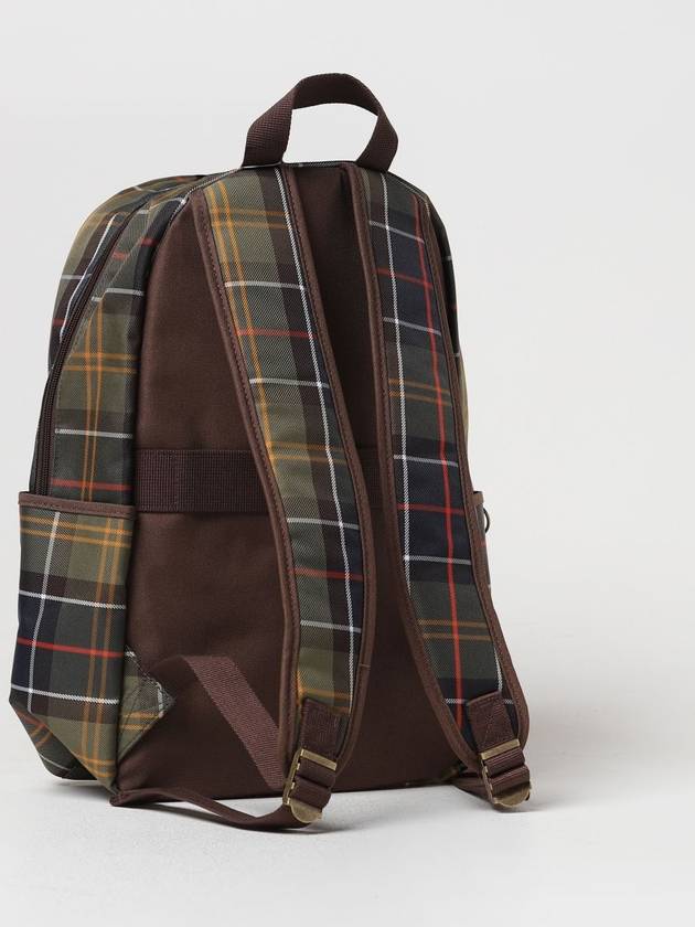 check backpack green - BARBOUR - BALAAN 3