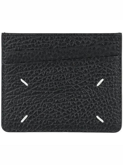 Four Stitch Card Wallet Black - MAISON MARGIELA - BALAAN 2