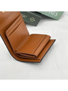 Triomphe Canvas Lambskin Trifold Small Half Wallet Tan - CELINE - BALAAN 7