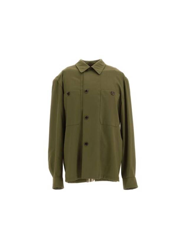 Long Sleeve Shirt JA1046 LF1210 GR627 SMOKY GREEN - LEMAIRE - BALAAN 1