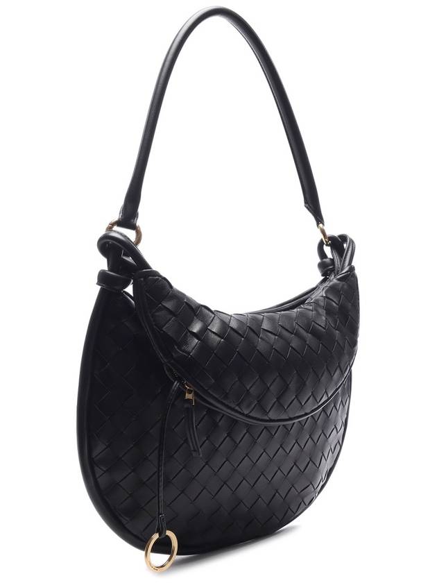 Intrecciato Gemelli Medium Tote Bag Black - BOTTEGA VENETA - BALAAN 4