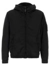 Chrome R Nylon Hooded Jacket Black - CP COMPANY - BALAAN 2