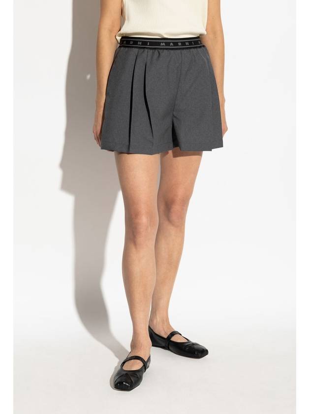 Marni Wool Shorts, Women's, Grey - MARNI - BALAAN 3