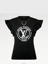 1AFTTR NEW LV Flounce Sleeve T Shirt - LOUIS VUITTON - BALAAN 1