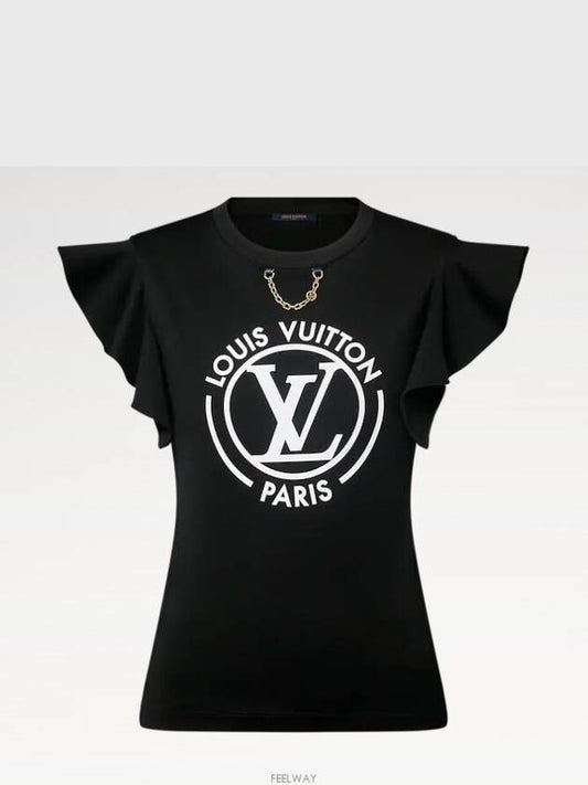 1AFTTR NEW LV Flounce Sleeve T Shirt - LOUIS VUITTON - BALAAN 1