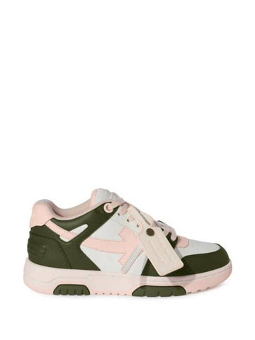 Out of Office Low Top Sneakers Military Green - OFF WHITE - BALAAN 1