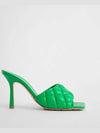 Quilted Sandals Heel Green - BOTTEGA VENETA - BALAAN 2