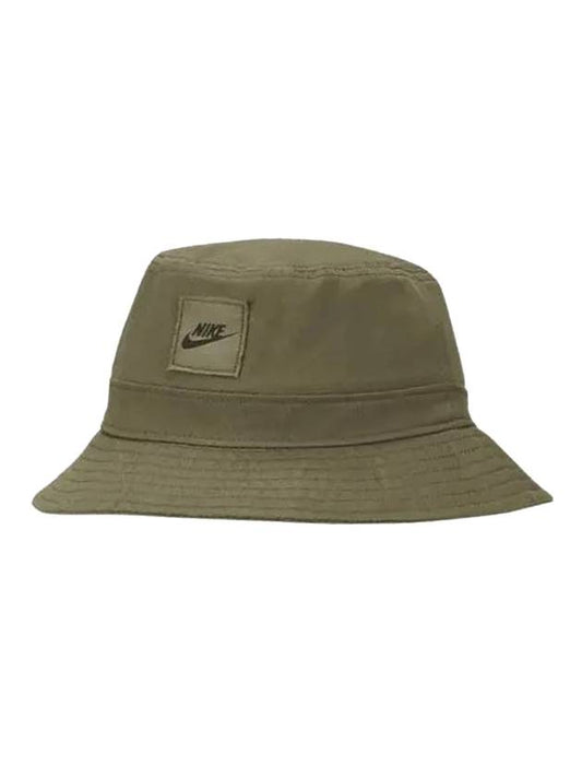 Sportswear Essential Futura Bucket Hat Medium Olive - NIKE - BALAAN 1