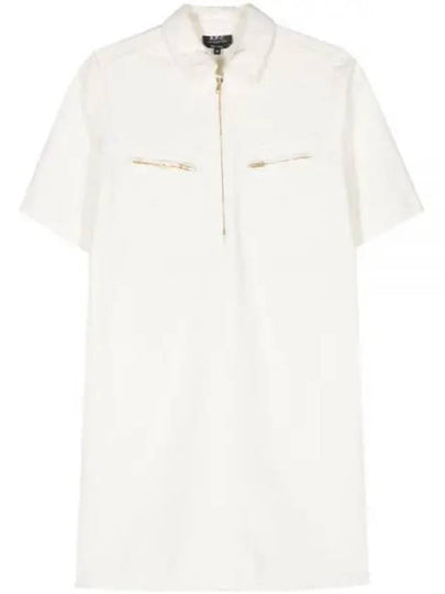 Rosa Short Dress White - A.P.C. - BALAAN 2