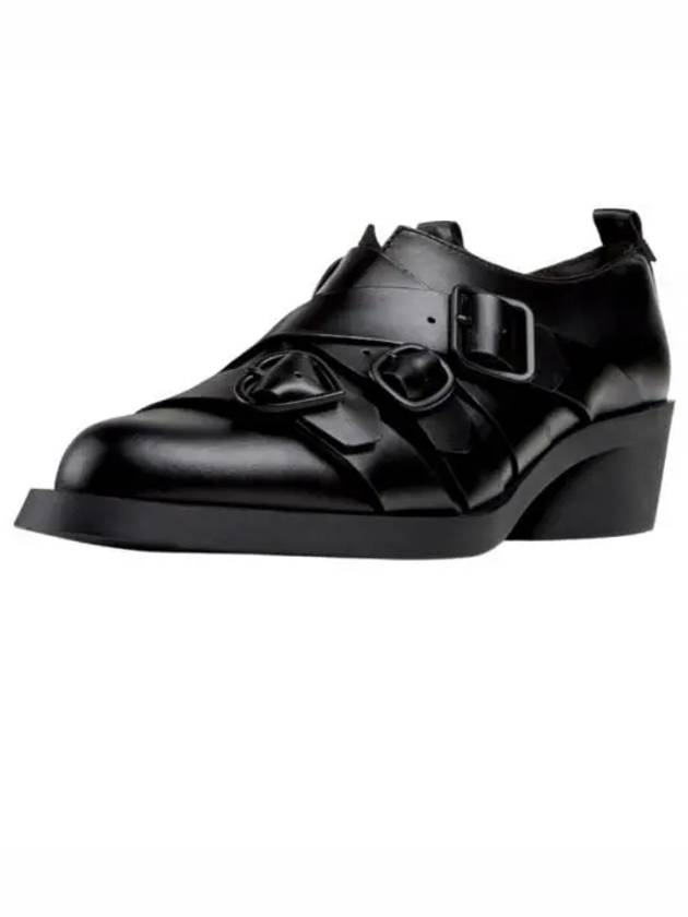 Twins Leather Pumps Heel Black - CAMPER - BALAAN 2