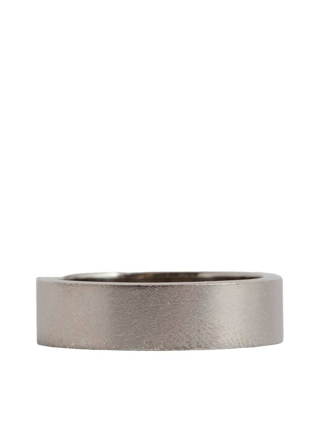 numbering engraved logo ring silver - MAISON MARGIELA - BALAAN 4