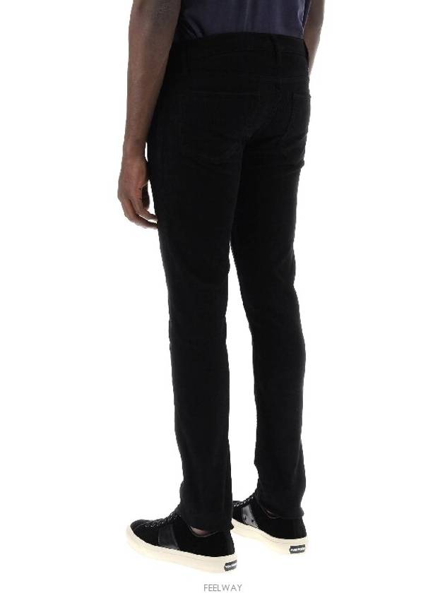 Corduroy Fivepocket Jeans Black - TOM FORD - BALAAN 4