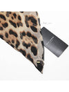 Leopard print silk crepe scarf 571161 3Y035 2760 - SAINT LAURENT - BALAAN 6