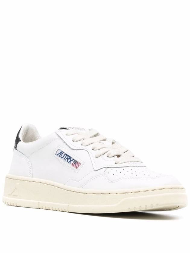 Medalist Goatskin Low Top Sneakers White - AUTRY - BALAAN 5